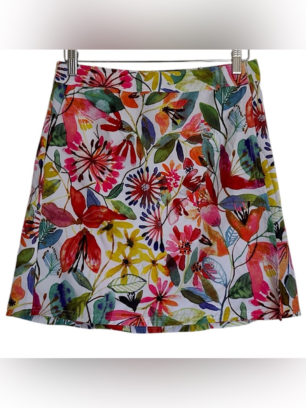RipSkirt Hawaii Wrap Mini Skirt Small Length 2 Wildflower Watercolor Travel